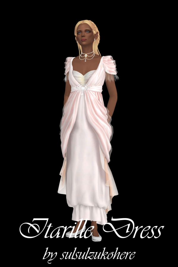 Maxis Match Itarille Dress by simsfinds - The Sims 4 Custom Content