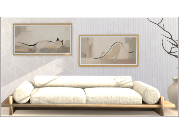 Mix Minimalist Animal Wall Arts II - The Sims 4 Custom Content