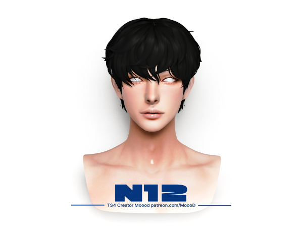 Maxis Match MoooD Maxis Match Hair N12 - The Sims 4 Custom Content