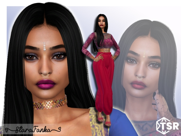 Alpha Sim Yasmini Maheshwari - The Sims 4 Custom Content
