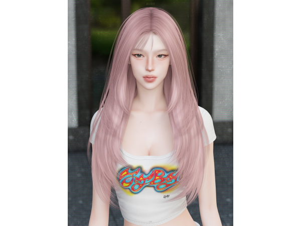 Alpha MIRO Hair 6 by mirosims2020 - The Sims 4 Custom Content