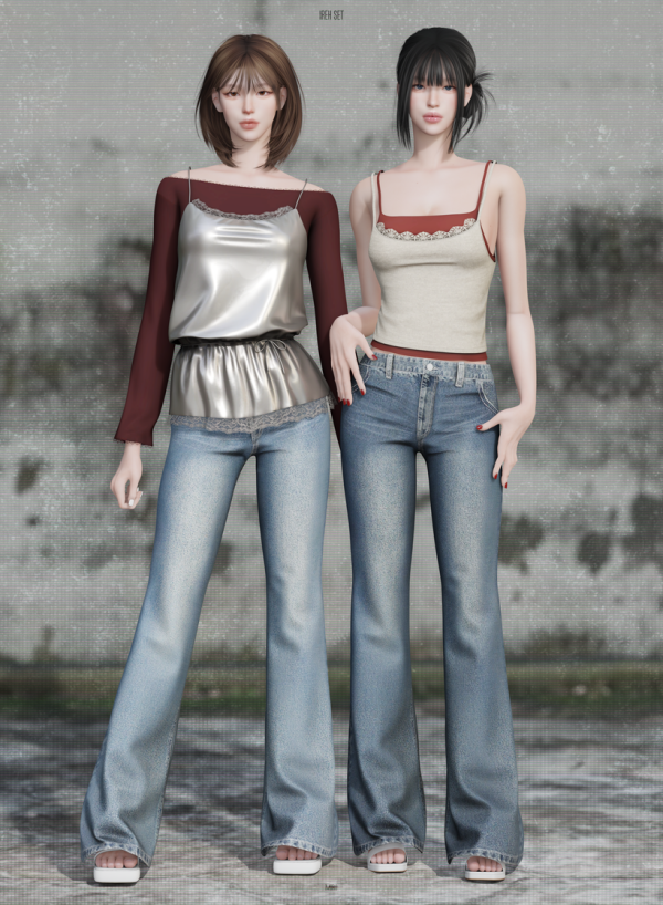 Alpha Ireh Set by simsfinds - The Sims 4 Custom Content