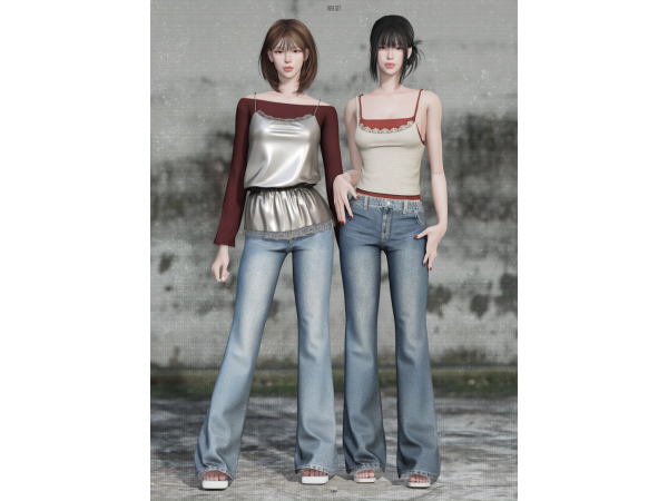 Alpha Ireh Set by mirosims2020 - The Sims 4 Custom Content