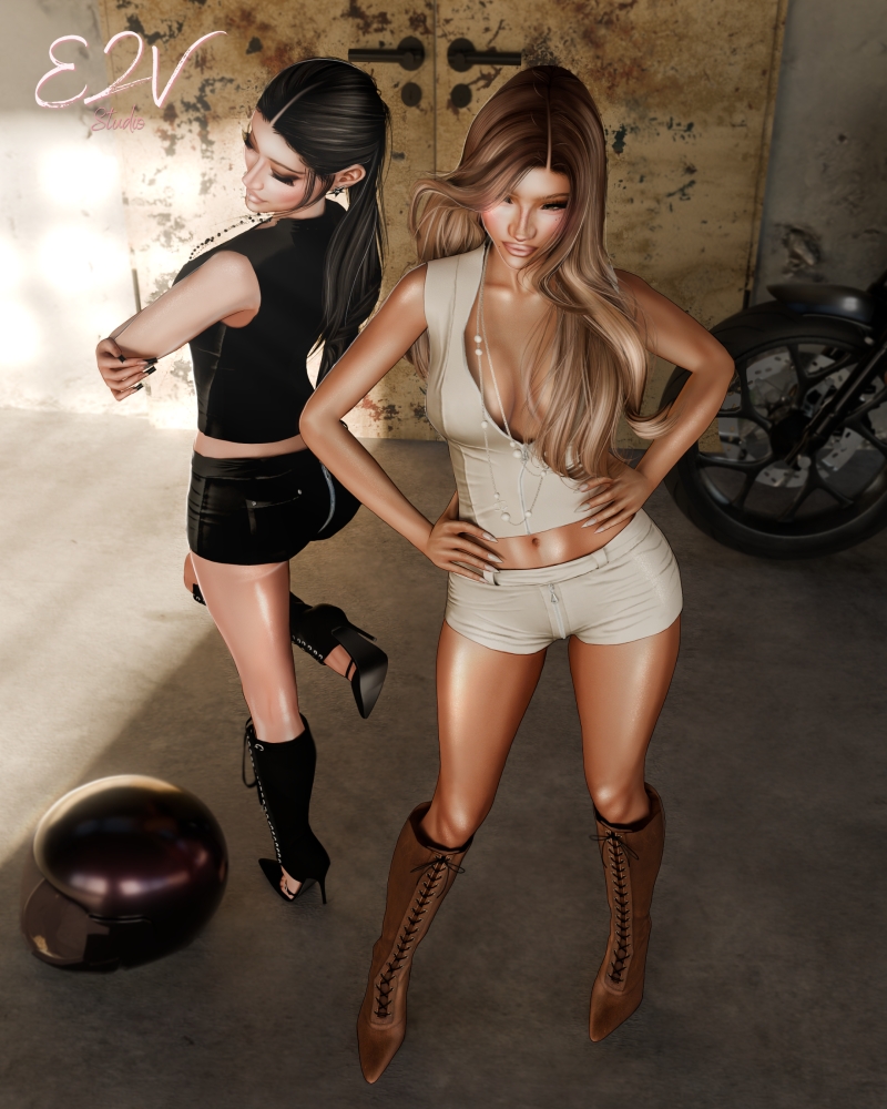 Alpha EARTH2VENUS RAVEN SET by e2v-studio - The Sims 4 Custom Content