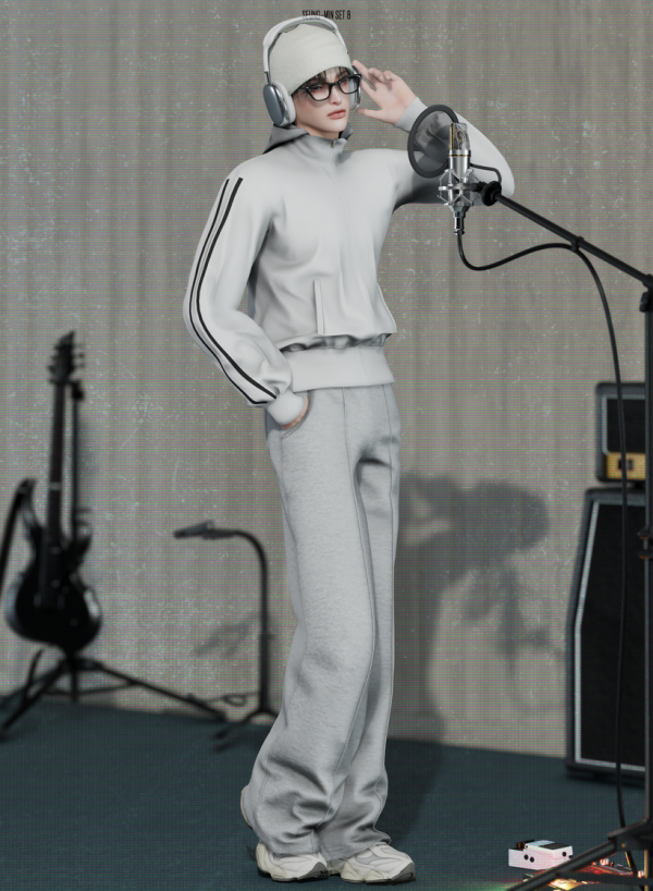 Alpha Seung Min Set 8 by simsfinds - The Sims 4 Custom Content