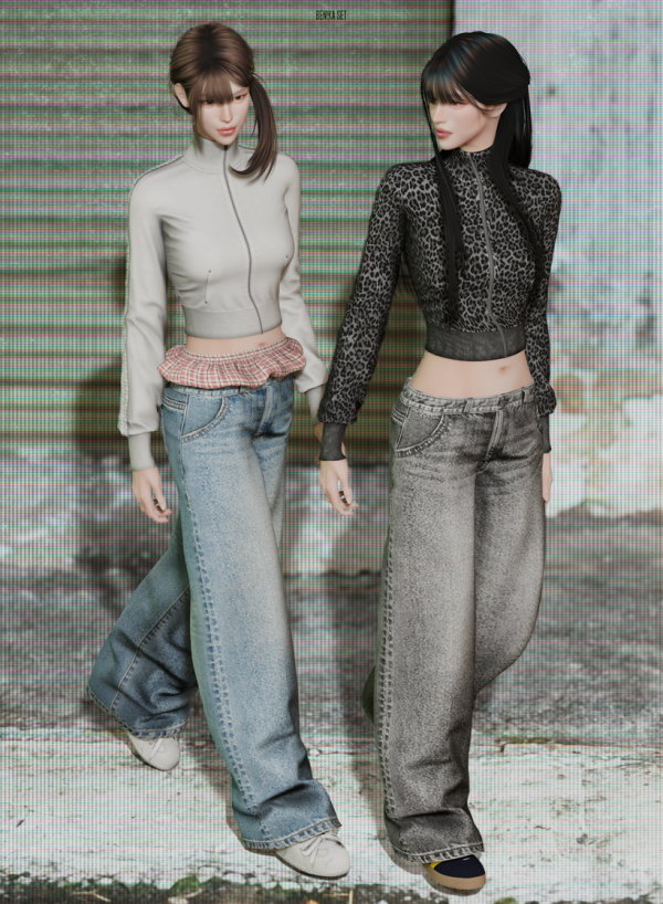 Alpha Benika Set by simsfinds - The Sims 4 Custom Content
