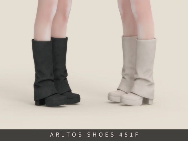 Maxis Match Slouchy Boots Female by Arltos - The Sims 4 Custom Content