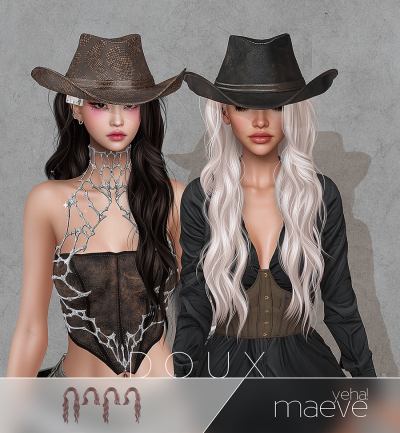 Alpha DOUX Maeve Yeha by douxhair - The Sims 4 Custom Content