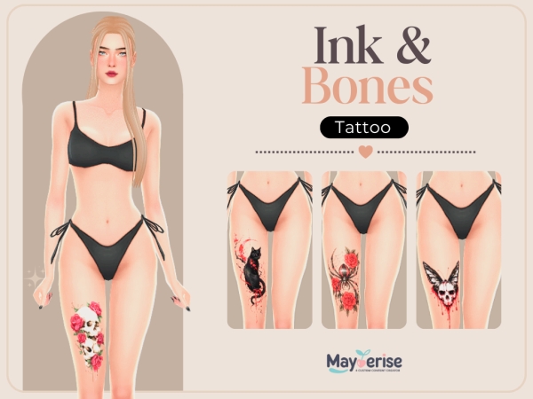Mix Ink Bones - The Sims 4 Custom Content