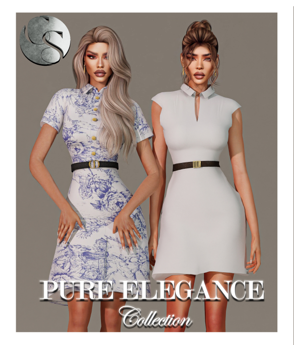 Alpha CAMUFLAJE Pure Elegance Collection by simsfinds - The Sims 4 Custom Content