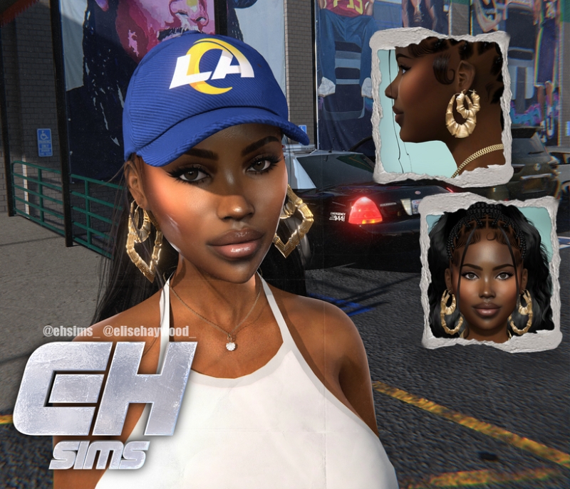 Alpha Swap Meet COLLECTION BAMBOO Jewelry by simsfinds - The Sims 4 Custom Content