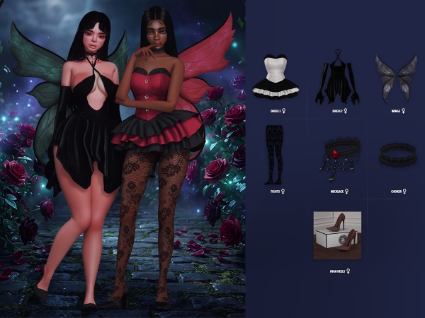 Alpha Umbra Lookbook - The Sims 4 Custom Content
