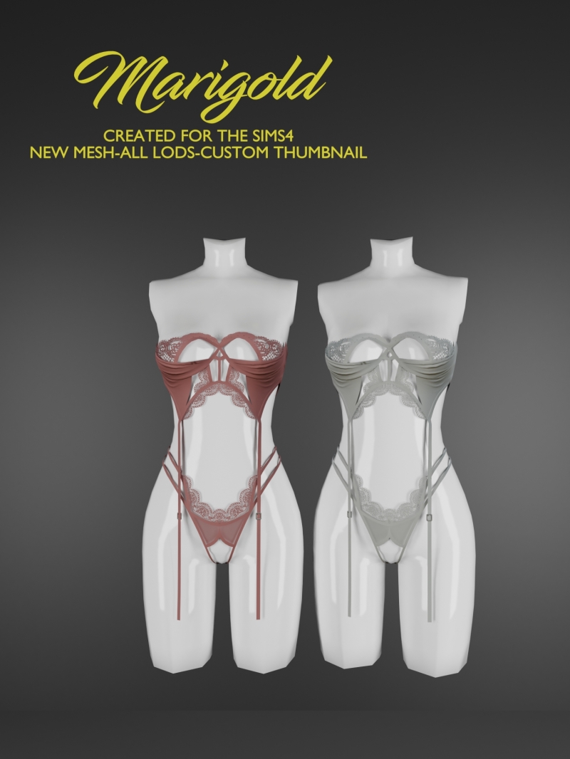 Alpha MARIGOLD TS4_JESSI SET by marigoldsims - The Sims 4 Custom Content