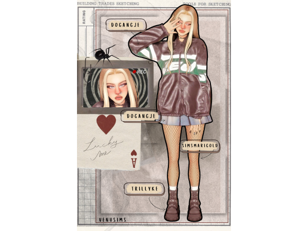 Mix vedas lookbook pt 1 by venvsims - The Sims 4 Custom Content