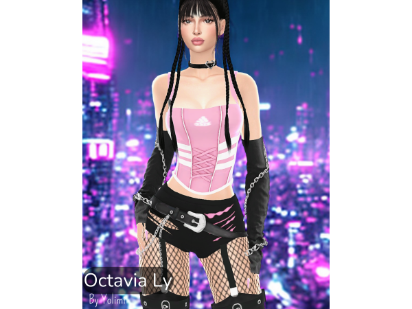 Alpha Octavia Ly by Yolimi - The Sims 4 Custom Content