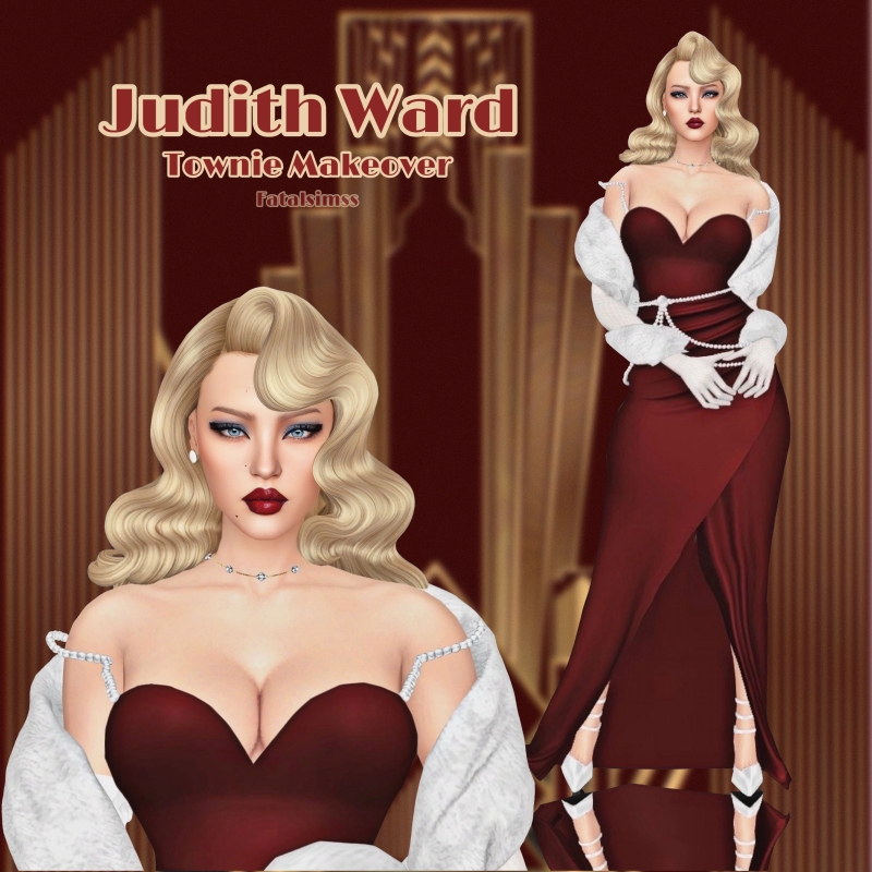 Mix Judith Ward Towie Makeover - The Sims 4 Custom Content