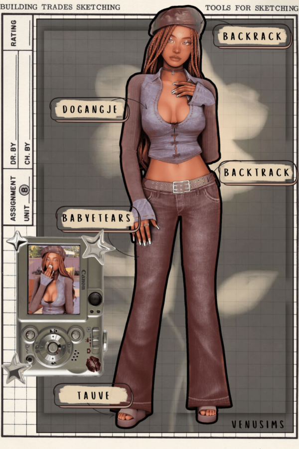 Mix cherise lookbook pt1 by simsfinds - The Sims 4 Custom Content