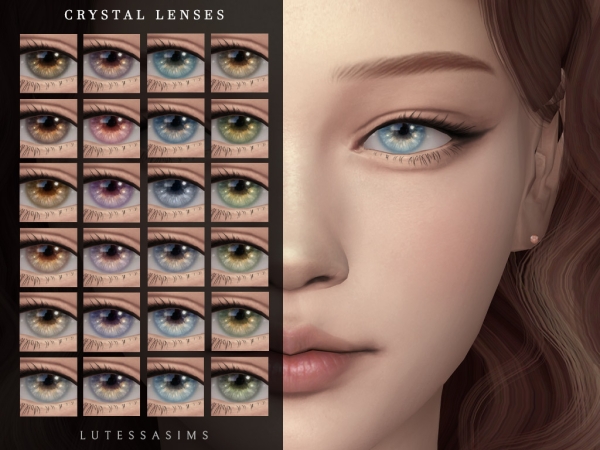 Alpha Crystal Lenses - The Sims 4 Custom Content