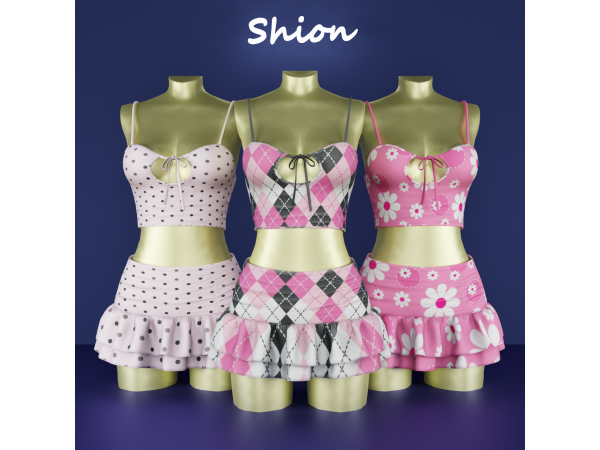 Alpha Shion Lovie Set - The Sims 4 Custom Content