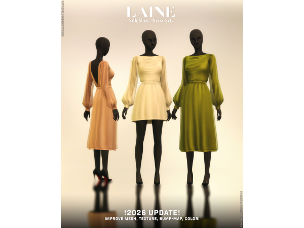 Maxis Match Laine See Thru Dress by rustysims - The Sims 4 Custom Content