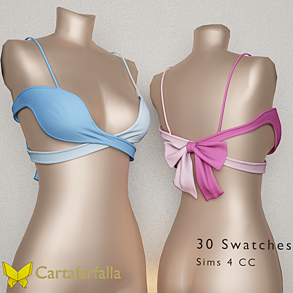 Alpha Cartafarfalla Luméa Top by cartafarfalla - The Sims 4 Custom Content