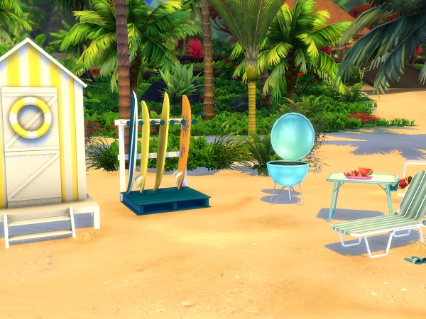Maxis Match Life's a Beach Part 1 - The Sims 4 Custom Content