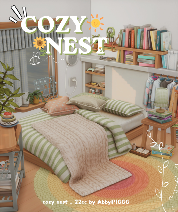 Maxis Match Cozy Nest by simsfinds - The Sims 4 Custom Content