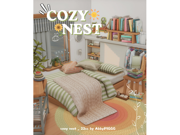 Maxis Match Cozy Nest by AbbyPIGGG - The Sims 4 Custom Content
