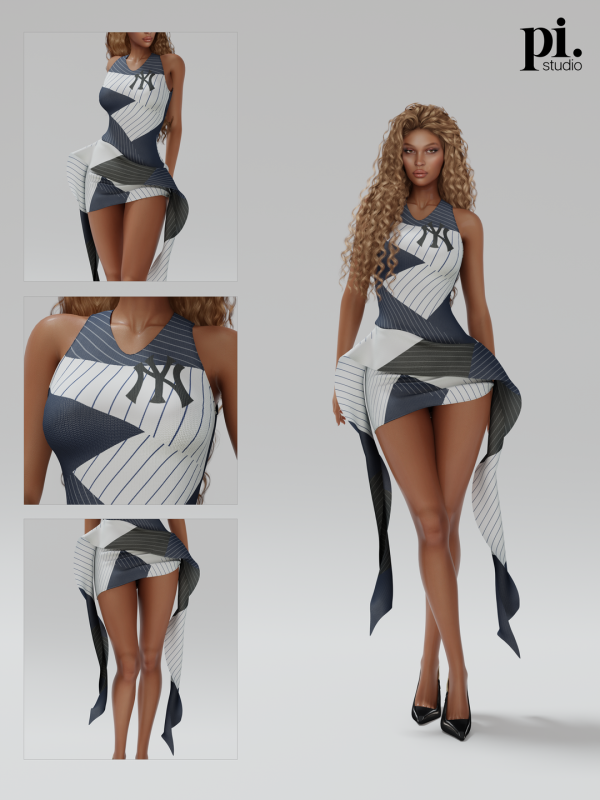 Alpha Beyoncé's Dress Yankee Stadium (Patreon) by admpietros - The Sims 4 Custom Content