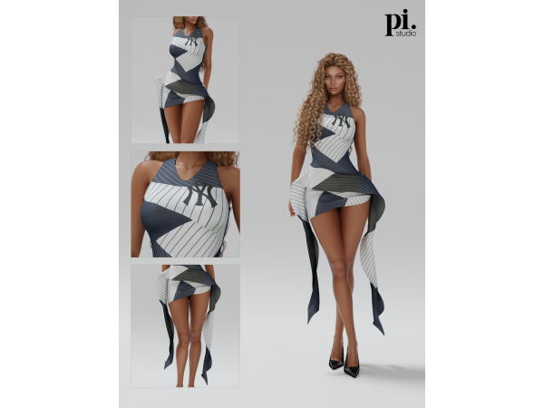 Alpha Beyoncé's Dress Yankee Stadium (Patreon) - The Sims 4 Custom Content