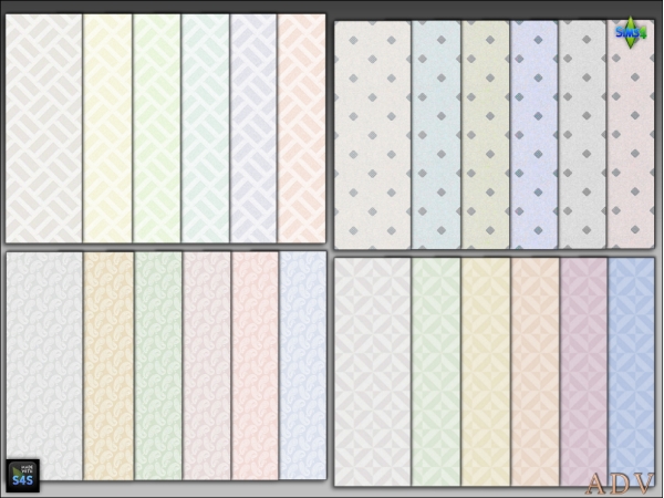 Maxis Match Wallpapers - The Sims 4 Custom Content
