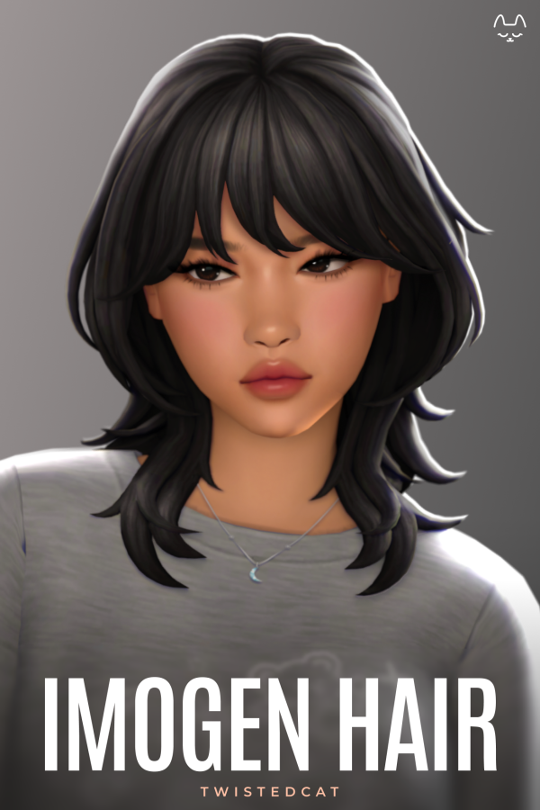 Maxis Match Imogen Hair by simsfinds - The Sims 4 Custom Content