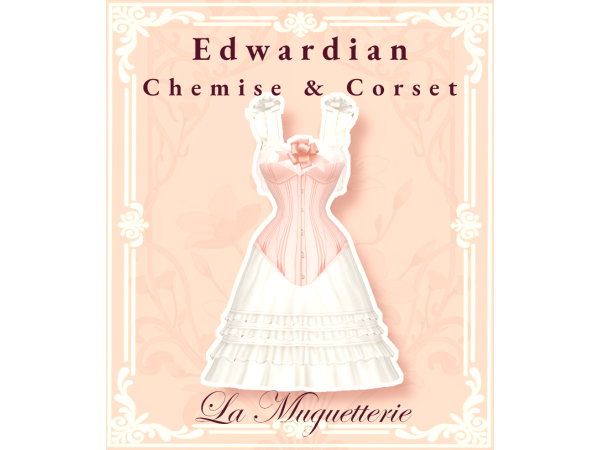 Mix Edwardian Corset Chemise by Liljekonvall - The Sims 4 Custom Content