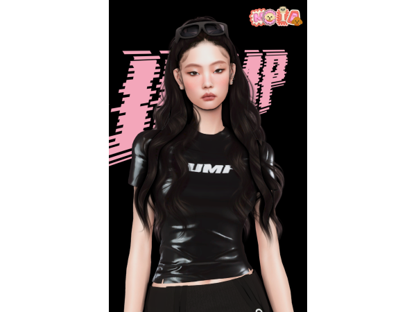 Alpha JENNIE RUBY JANE by moiamarul - The Sims 4 Custom Content