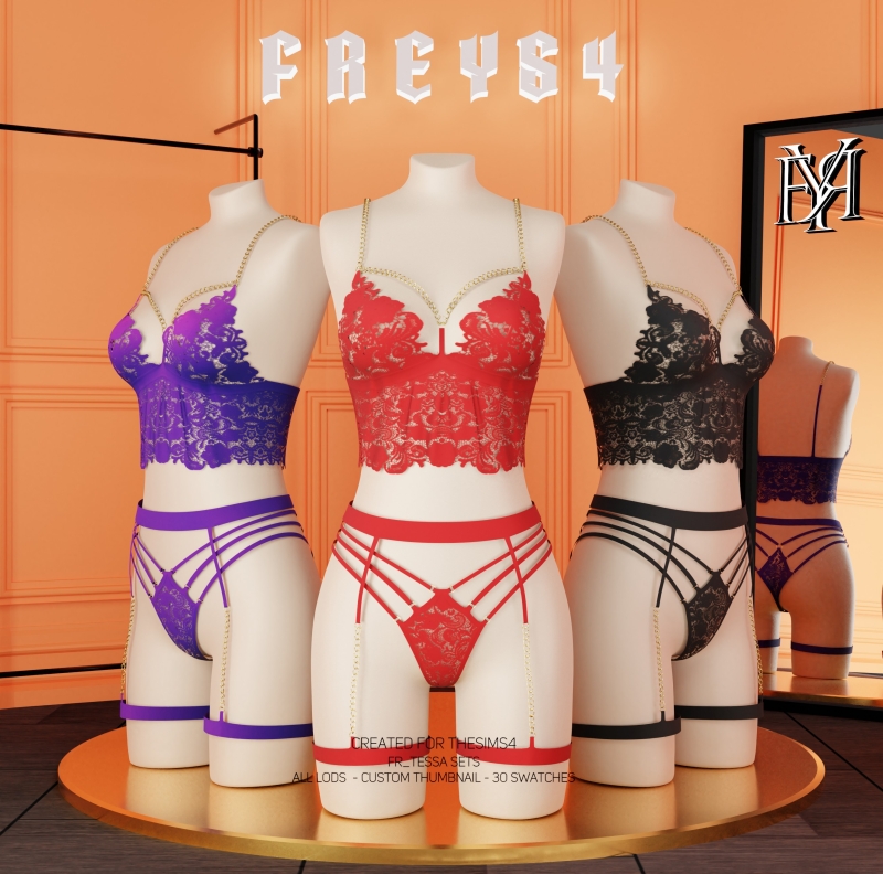 Alpha FR_Tessa Sets by freys4 - The Sims 4 Custom Content