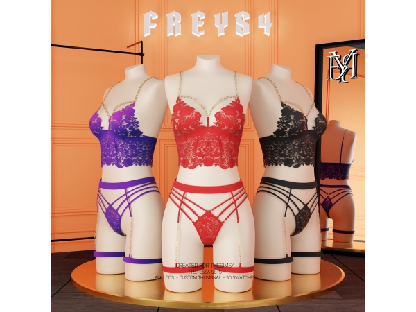 Alpha FR_Tessa Sets - The Sims 4 Custom Content