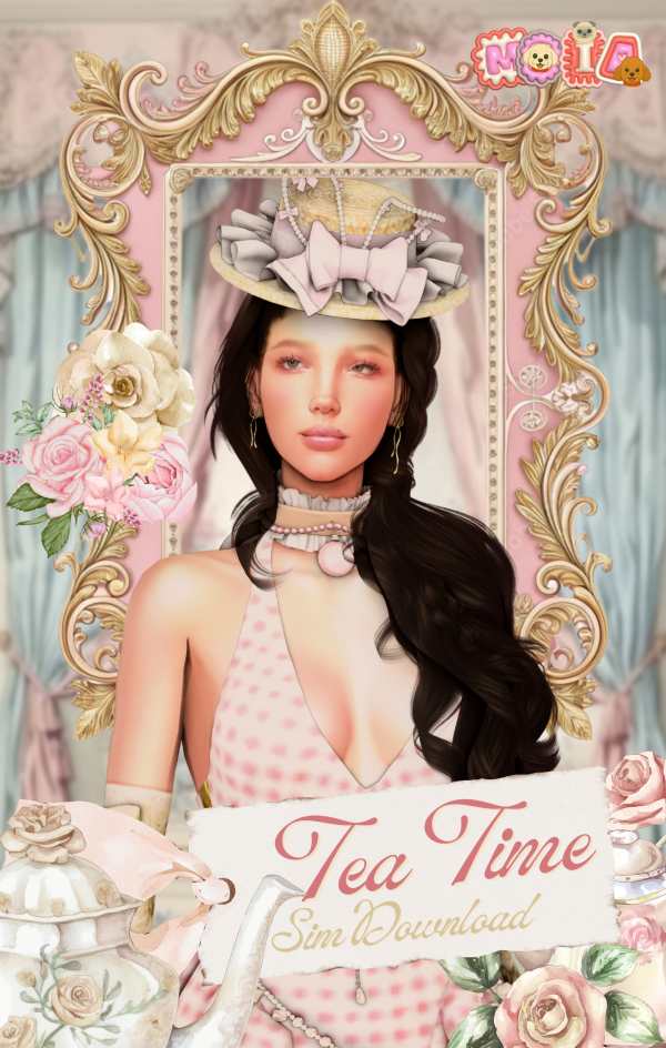 Alpha TEA TIME CATHERINE AVILES by simsfinds - The Sims 4 Custom Content