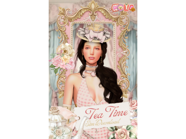 Alpha TEA TIME CATHERINE AVILES by moiamarul - The Sims 4 Custom Content