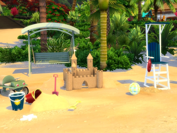 Maxis Match Lifes a Beach Part 2 - The Sims 4 Custom Content