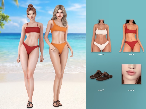 Alpha Jacklyn Lookbook - The Sims 4 Custom Content