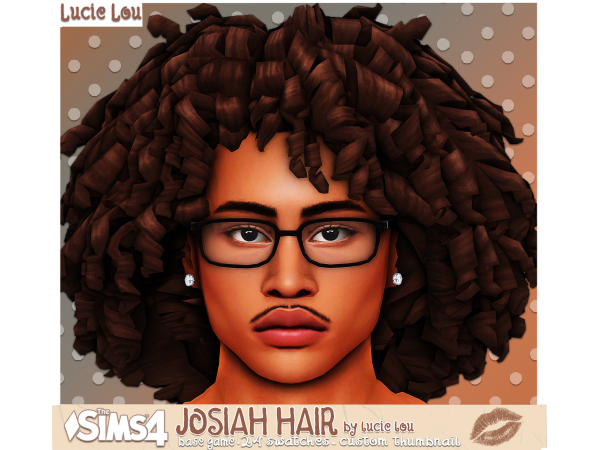 Maxis Match Josiah Hair by LucieLouSims - The Sims 4 Custom Content
