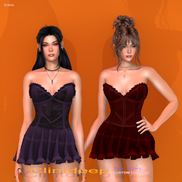 Alpha Clintdeep Sora Outfit by clintdeep - The Sims 4 Custom Content