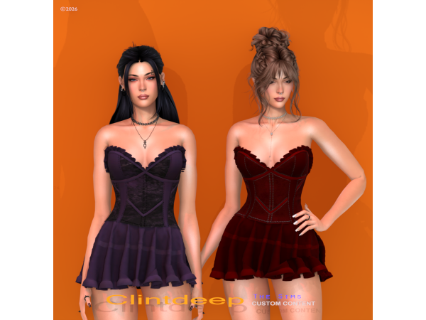 Alpha Clintdeep Sora Outfit - The Sims 4 Custom Content