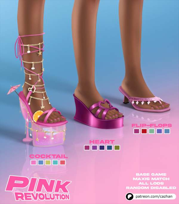 Maxis Match [pink revolution] by simsfinds - The Sims 4 Custom Content