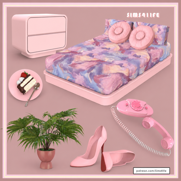 Alpha Heather set by simsfinds - The Sims 4 Custom Content