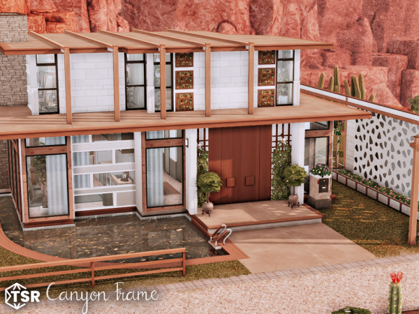 Maxis Match Canyon Frame l noCC - The Sims 4 Custom Content
