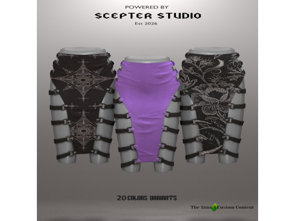 Alpha Sadie Skirts by Scepter - The Sims 4 Custom Content