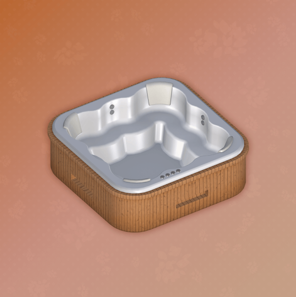 Mix Calm Splash Hot tub by arwenkaboom - The Sims 4 Custom Content