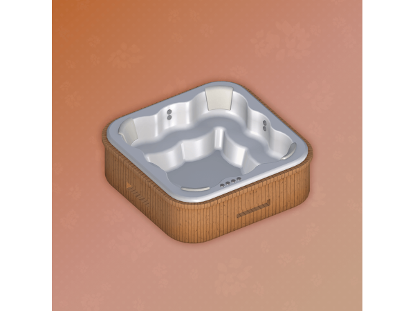 Mix Calm Splash Hot tub - The Sims 4 Custom Content