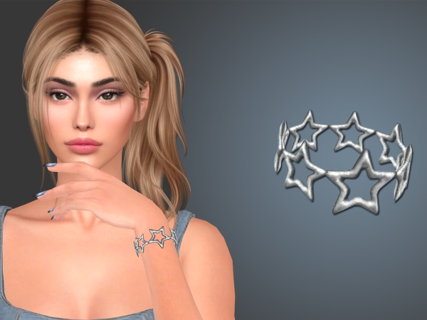 Alpha Raya Y2k bracelet - The Sims 4 Custom Content